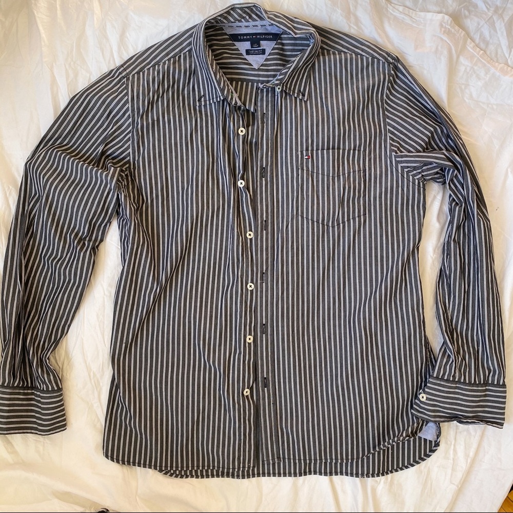 Tommy Hilfiger Striped Button Down Shirt